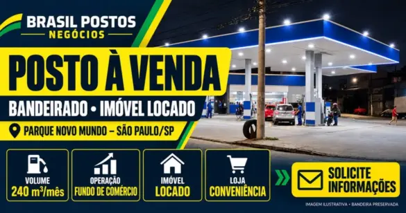 Posto bandeirado à venda na Zona Norte de São Paulo