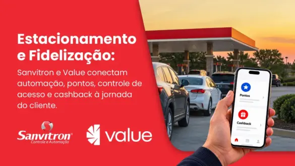 Sanvitron e Value anunciam integração entre estacionamento e fidelização