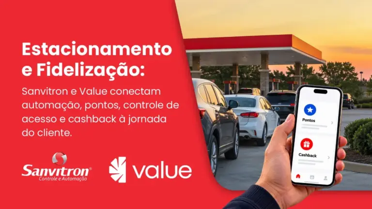 Sanvitron e Value anunciam integração entre estacionamento e fidelização